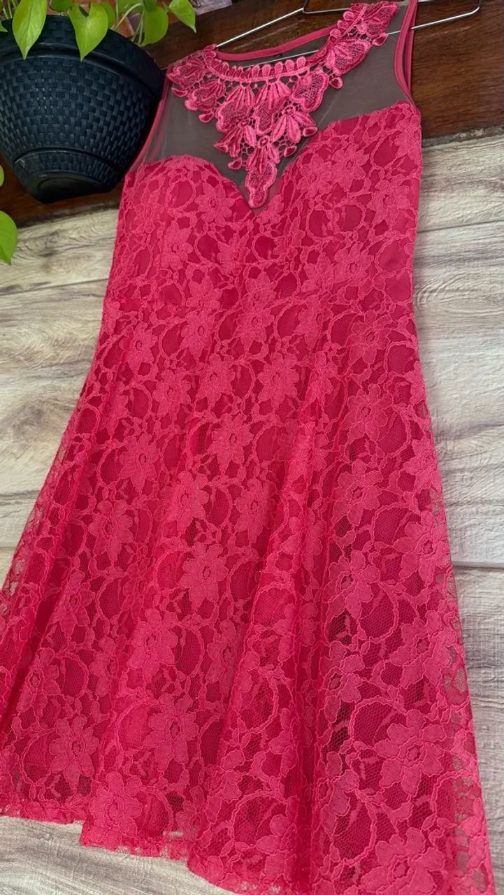 Vestido curto - Rosa - Foto 3
