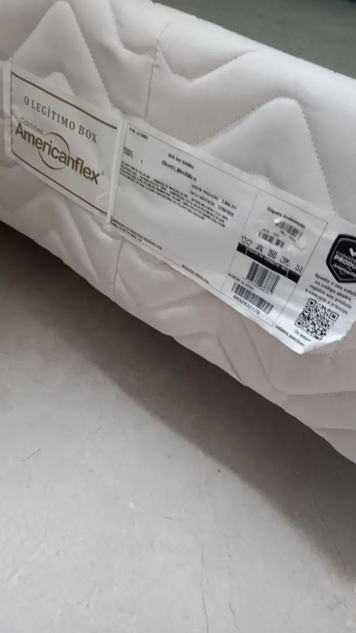Cama Box de solteiro american flex bambu, SEM o colchão - Foto 2