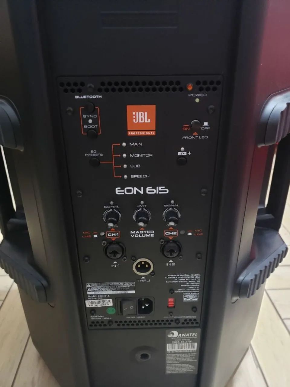 Caixa ativa JBL eon 615 - 1000w  - Foto 5