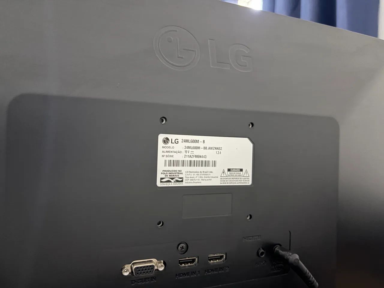 Monitor LG 24ML600 novíssimo  - Foto 5