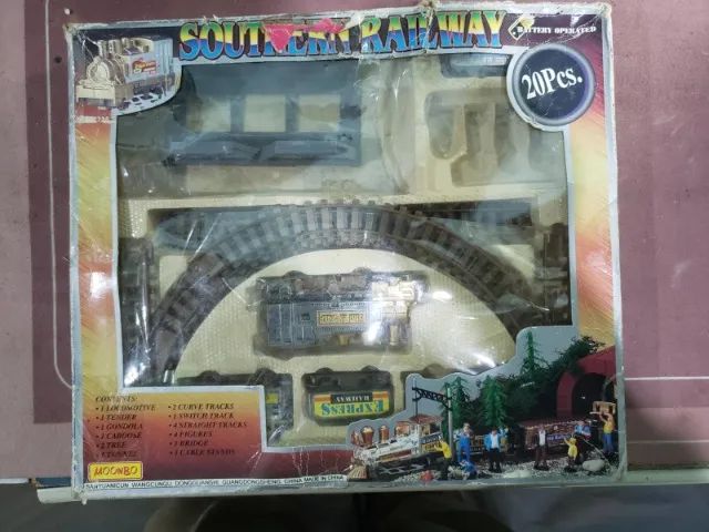 conjunto de trem de brinquedo marca moonbo 