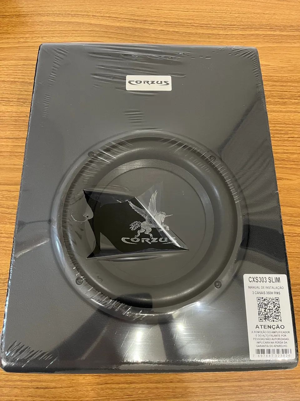 Caixa de som slim amplificada