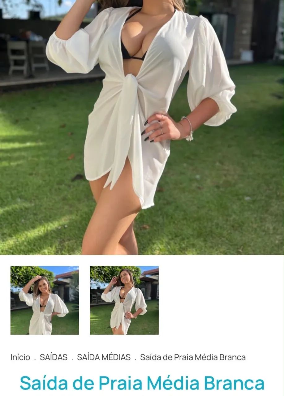 Saída de praia branca 