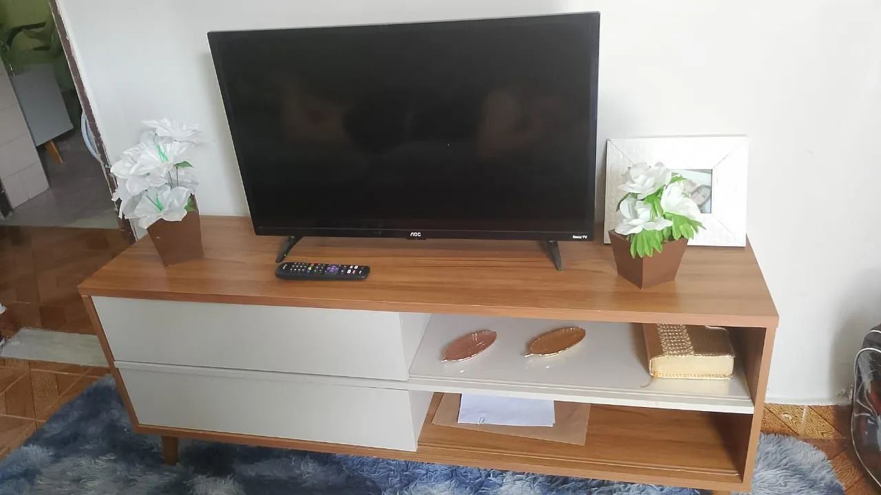 Rack bancada pra tv até 55 polegadas 