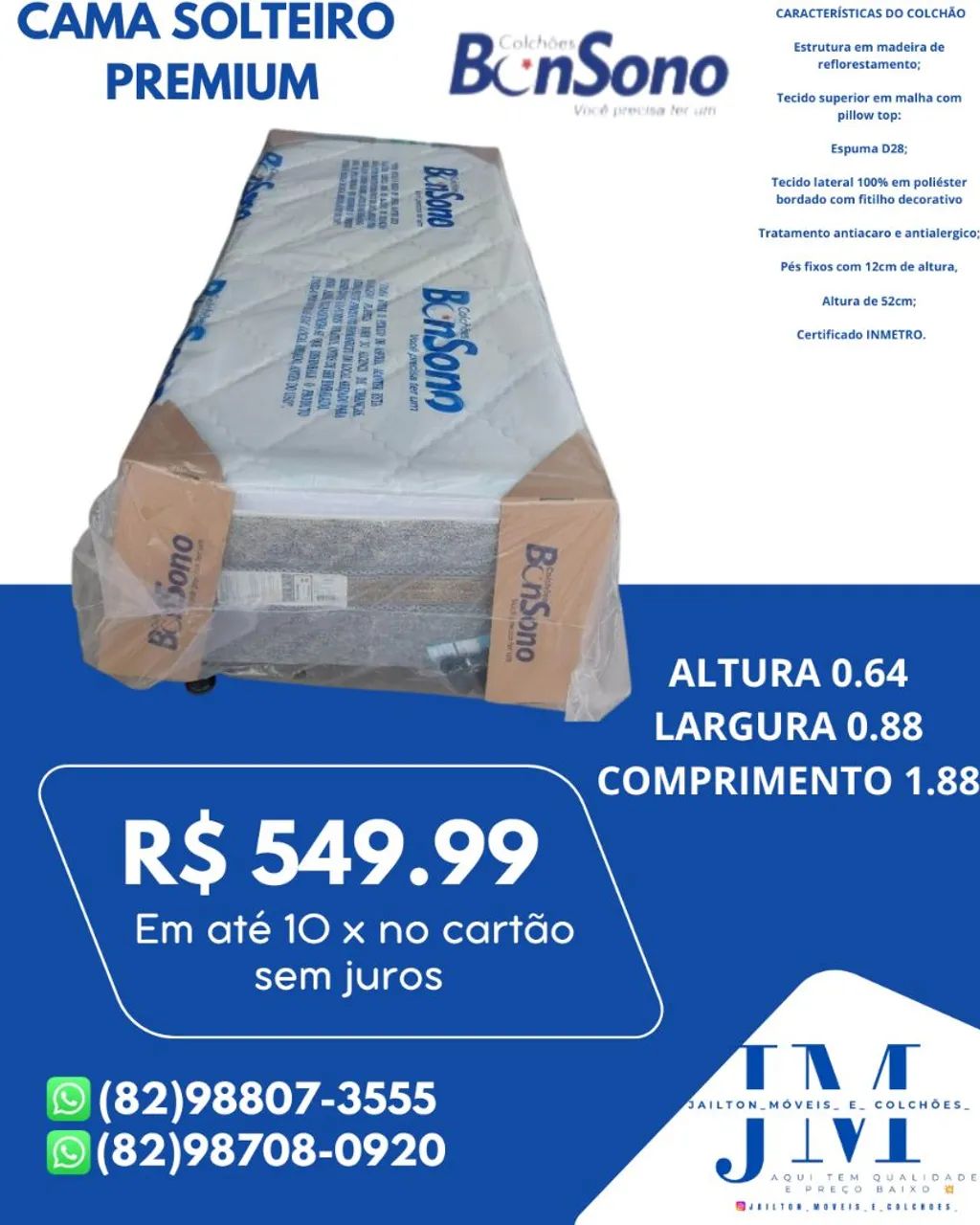 PROMOÇÕES DE CAMA SOLTEIRO BOX  - Foto 2
