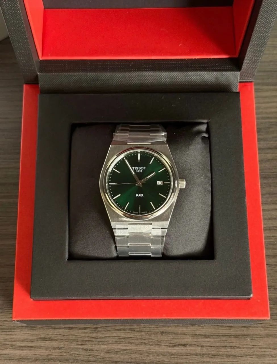 Relógio Tissot PRX Quartz 40mm Verde - Foto 2