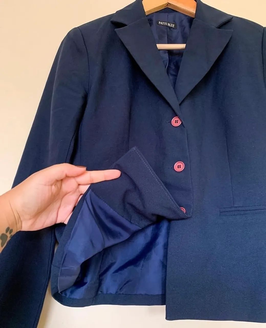 Blazer de alfaiataria - Patti Blue - Foto 3
