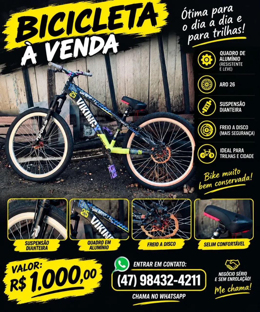 Vendo bicicleta viking  - Foto 2