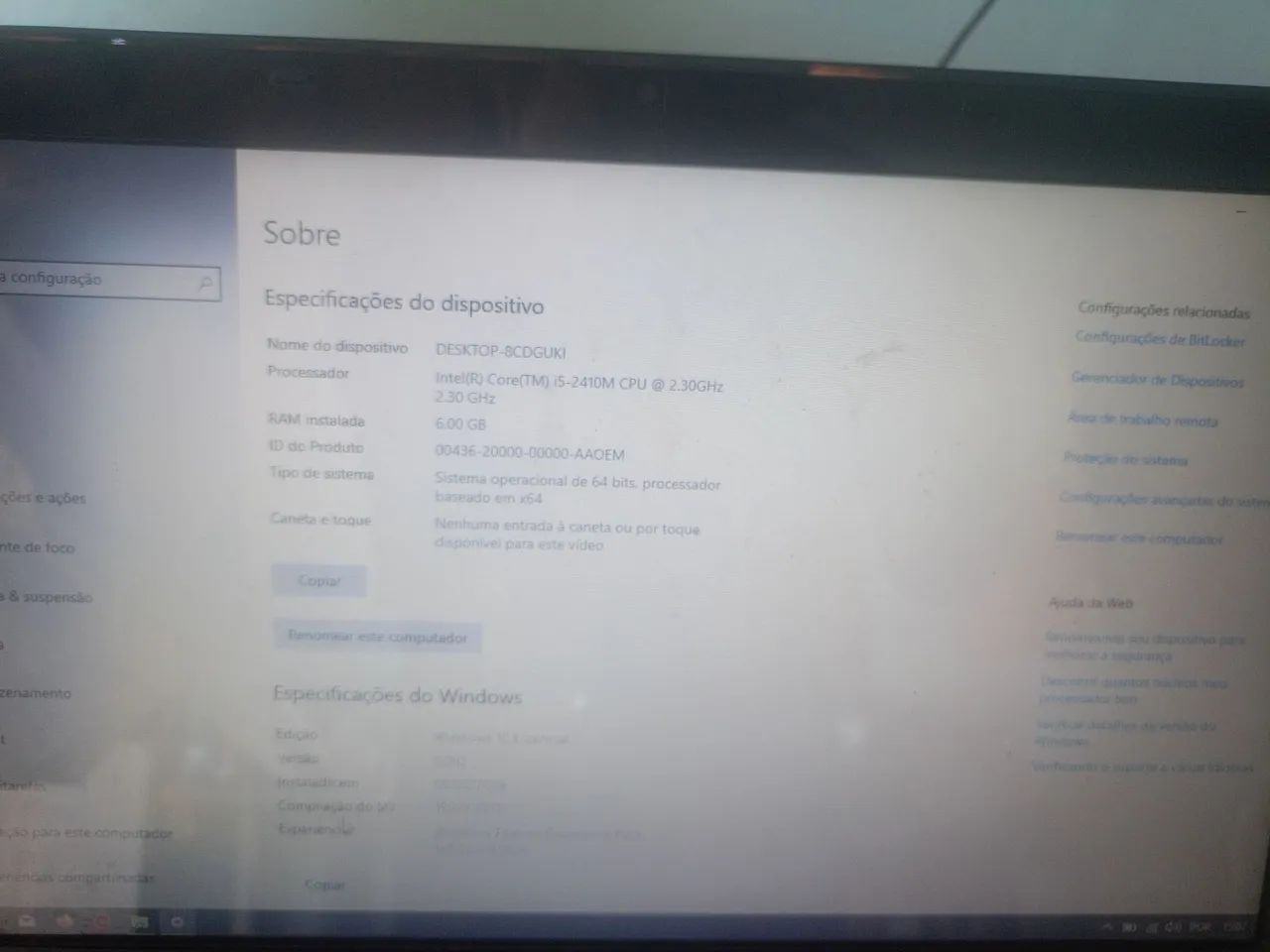 Notebook Itautec I5