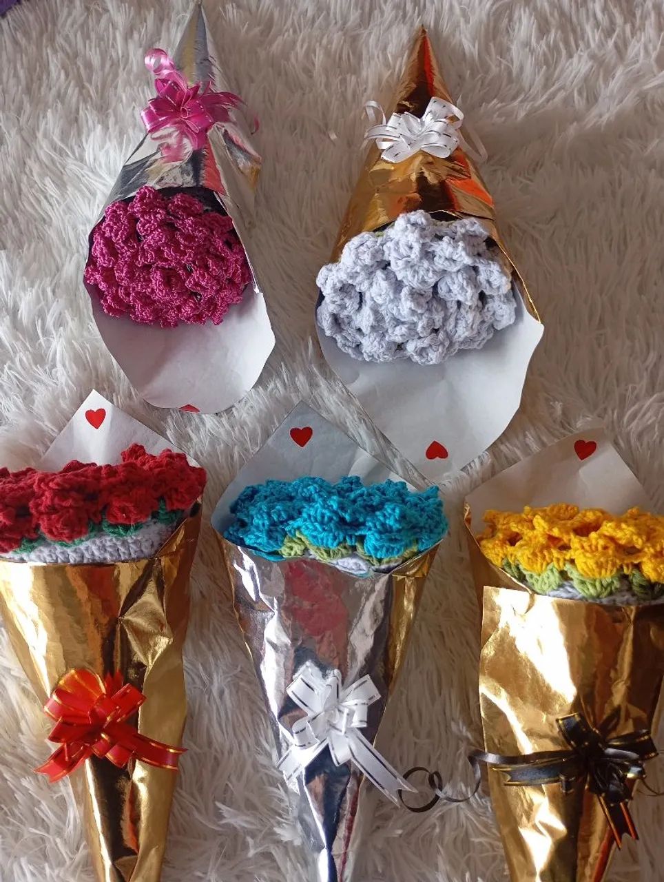 Flores de crochê  - Foto 2