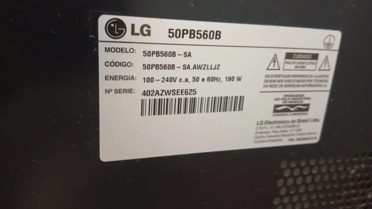 tv LG 50 polegadas 