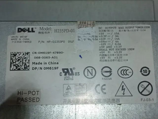 Fonte PC Dell Optiplex 380 Original - Foto 5