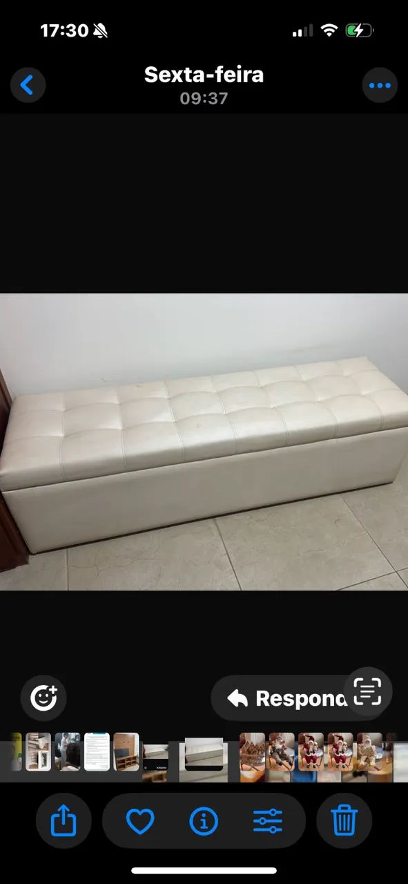 Recamier baú