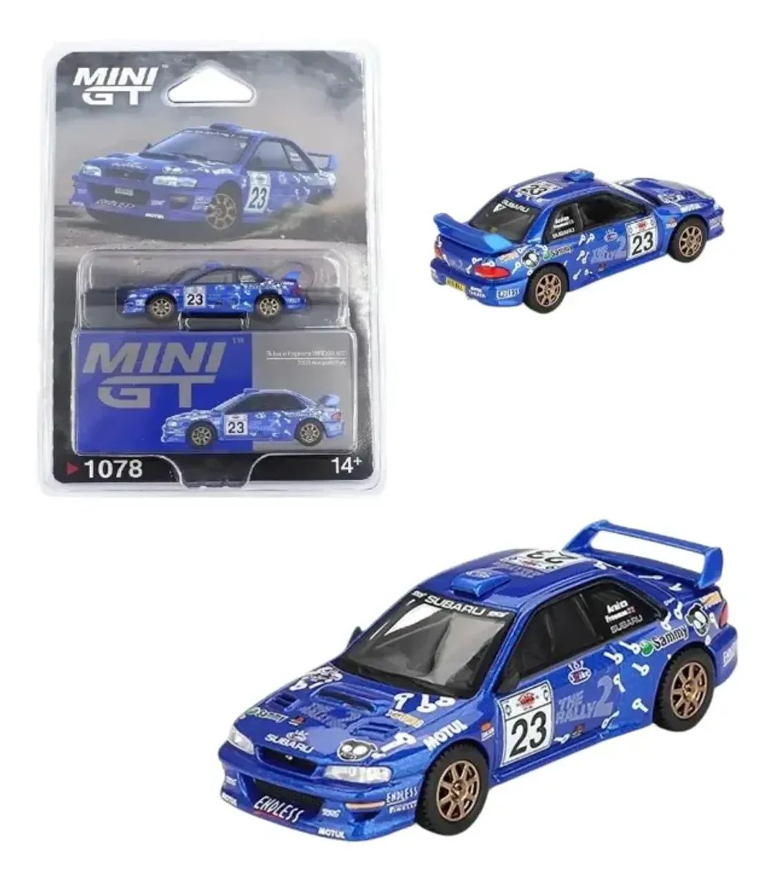 Mini Gt Subaru Impreza Wrc99 #1078 2000 Acrópole Rally Azul - Foto 2