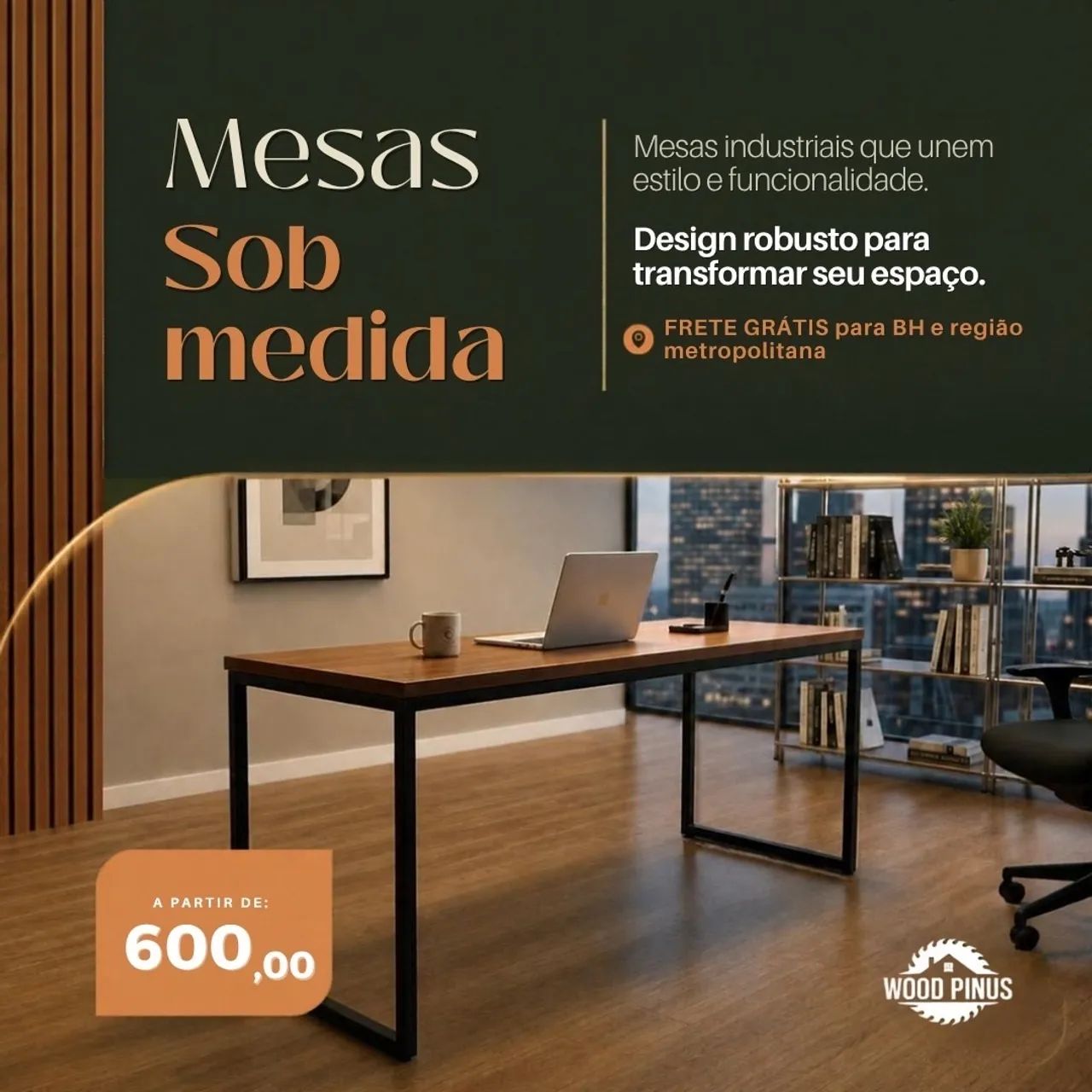 Mesas estilo industrial  - Foto 2
