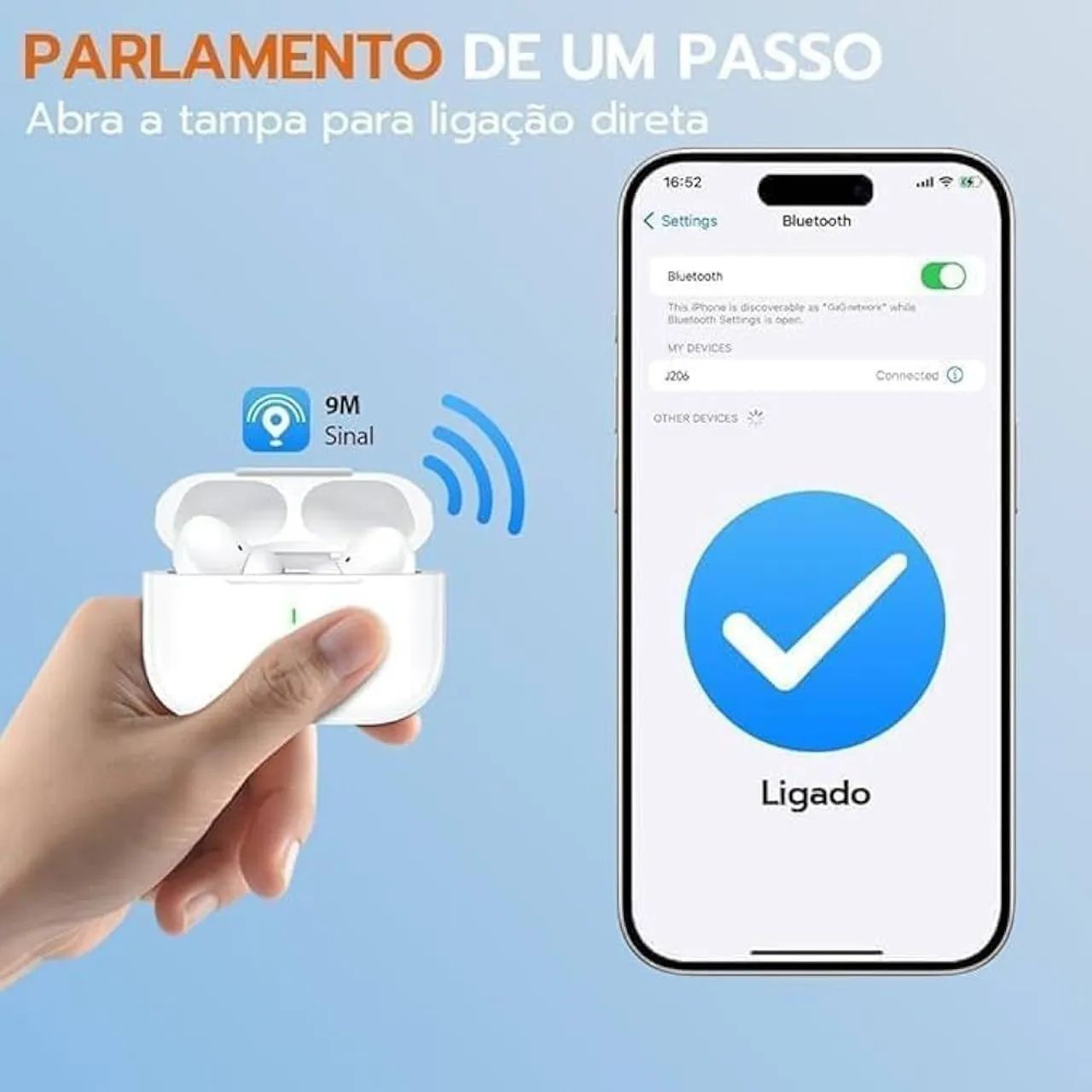 Fone de ouvido da marca kaide original  - Foto 2