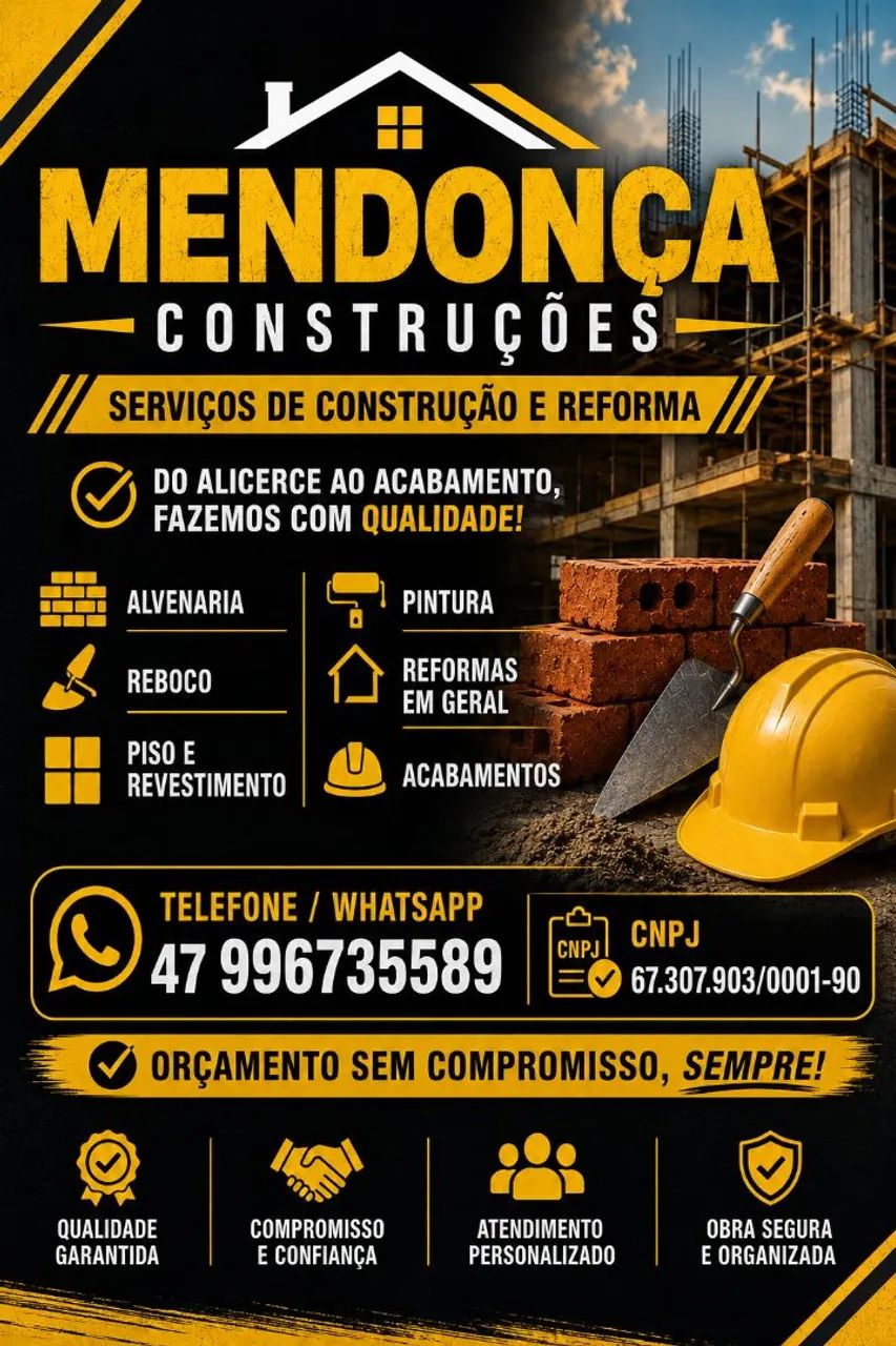 Pedreiro reboco alvenaria cobertura 