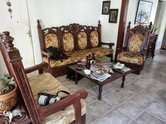 Conjunto de Sofa Colonial 65580434332801124