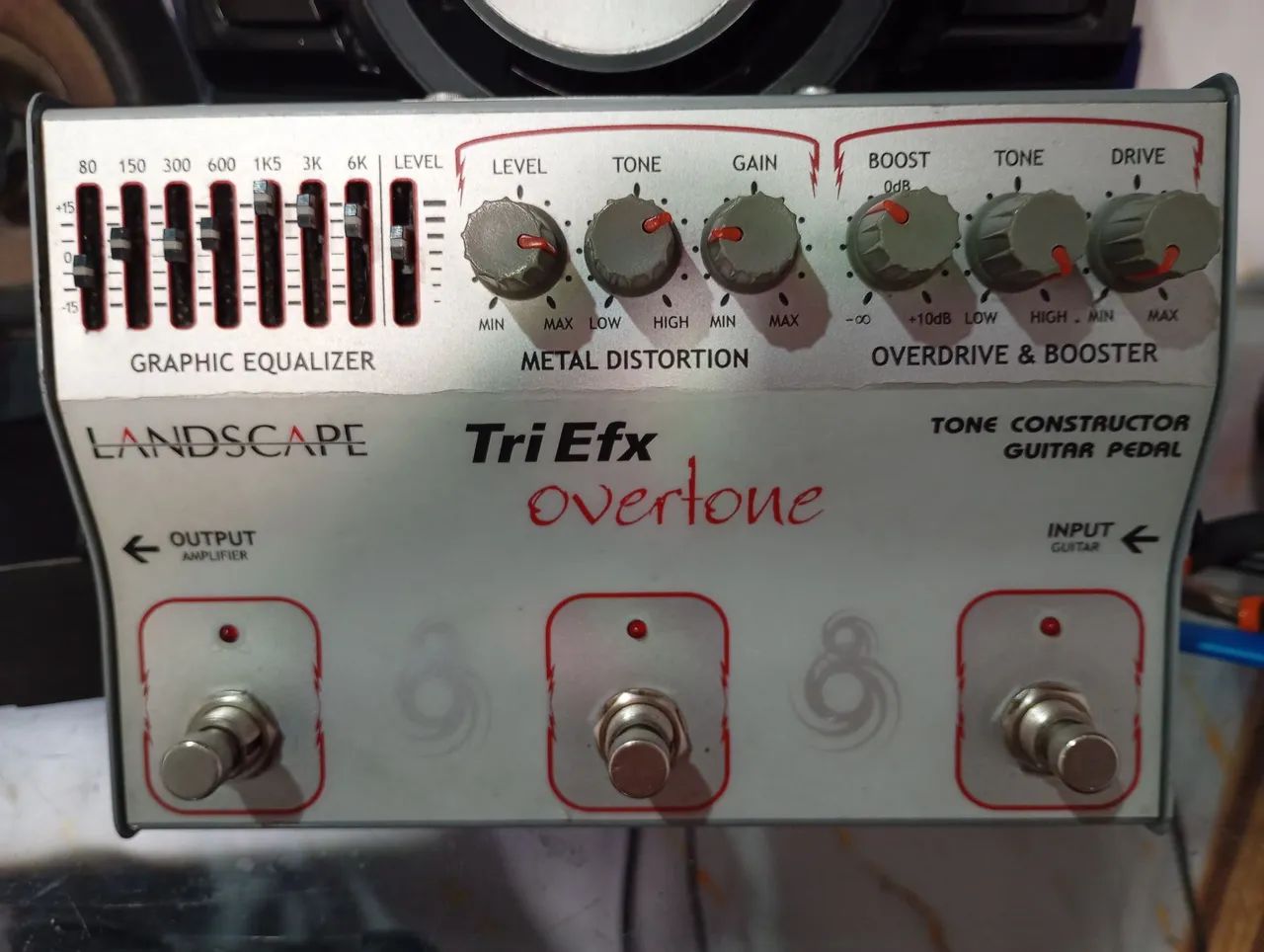 Pedal Landscape tri efx overtone 3 em 1 - Instrumentos musicais