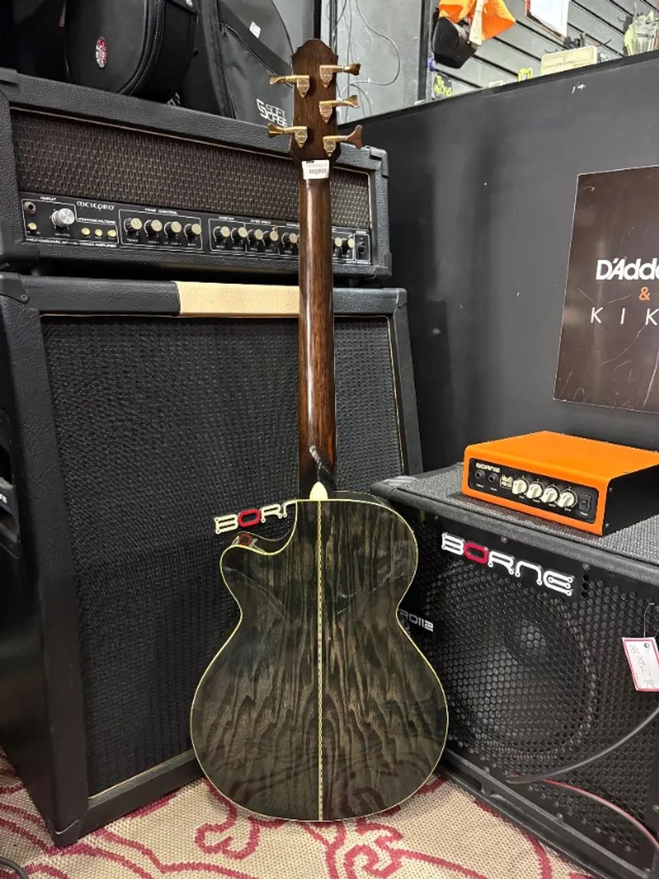 Baixolão Crafter Ba 580 eq 5 cordas made Korea - Usado - Foto 3