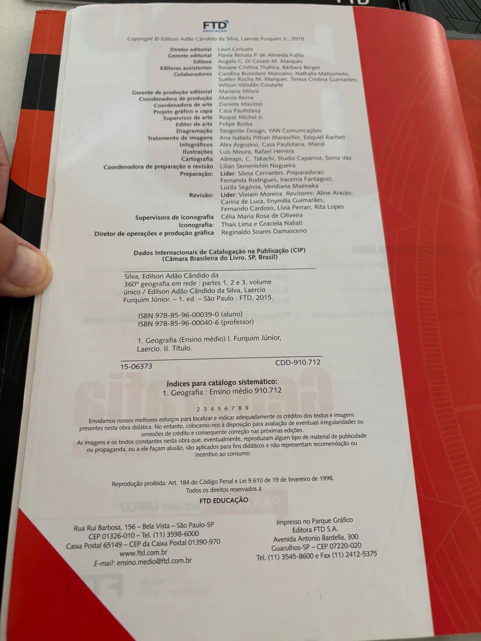 Coleção 360º Geografia - FTD - Ensino Médio - Completa - Estado de Novo - Foto 2