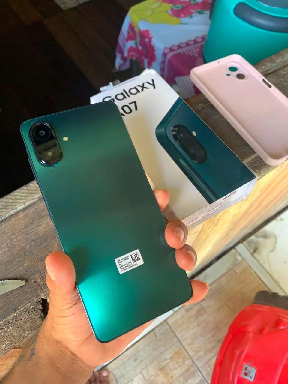 Vende-se um celular novinho na caixa um A07 novinho,!