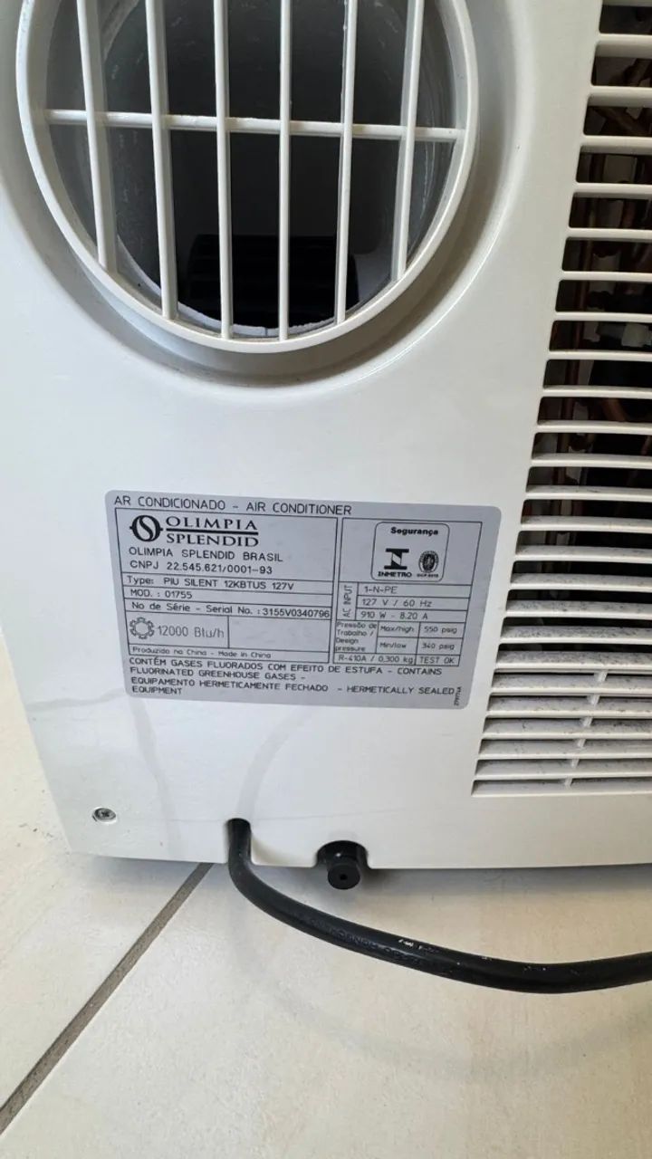 Ar condicionado portátil Piú 12 - Foto 3