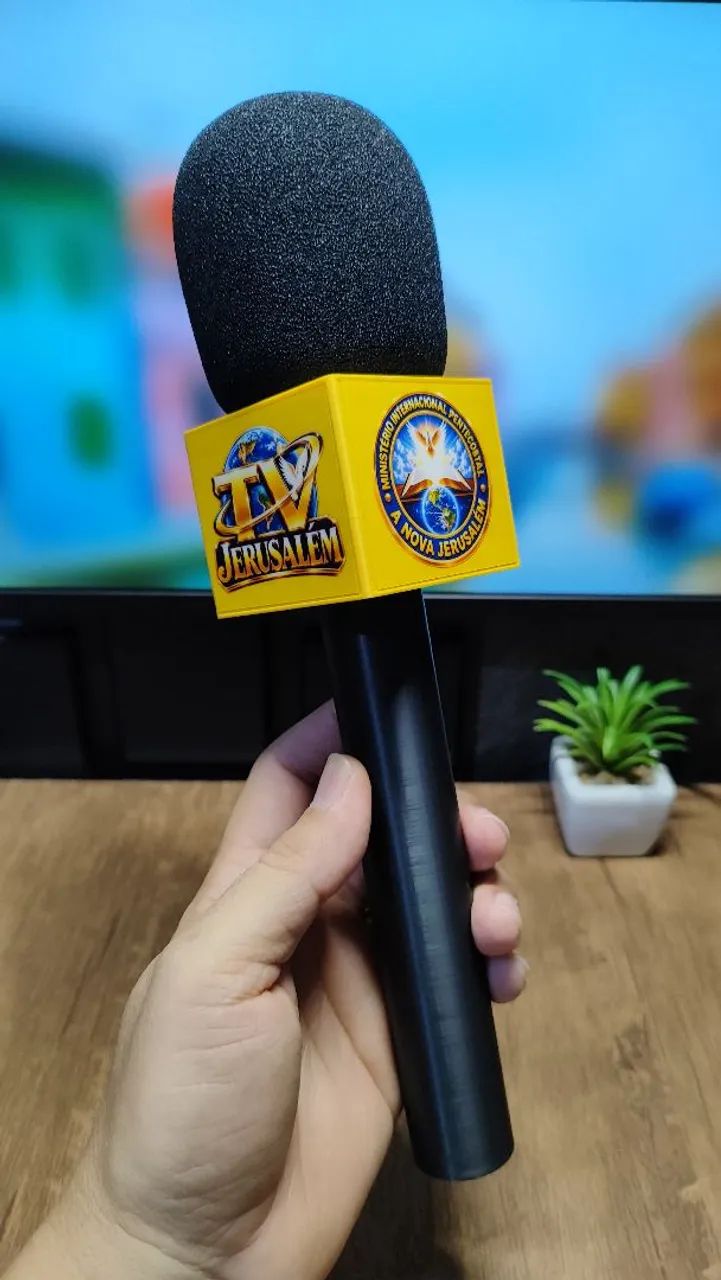 Microfone Bastão Personalizado Para Lapela 