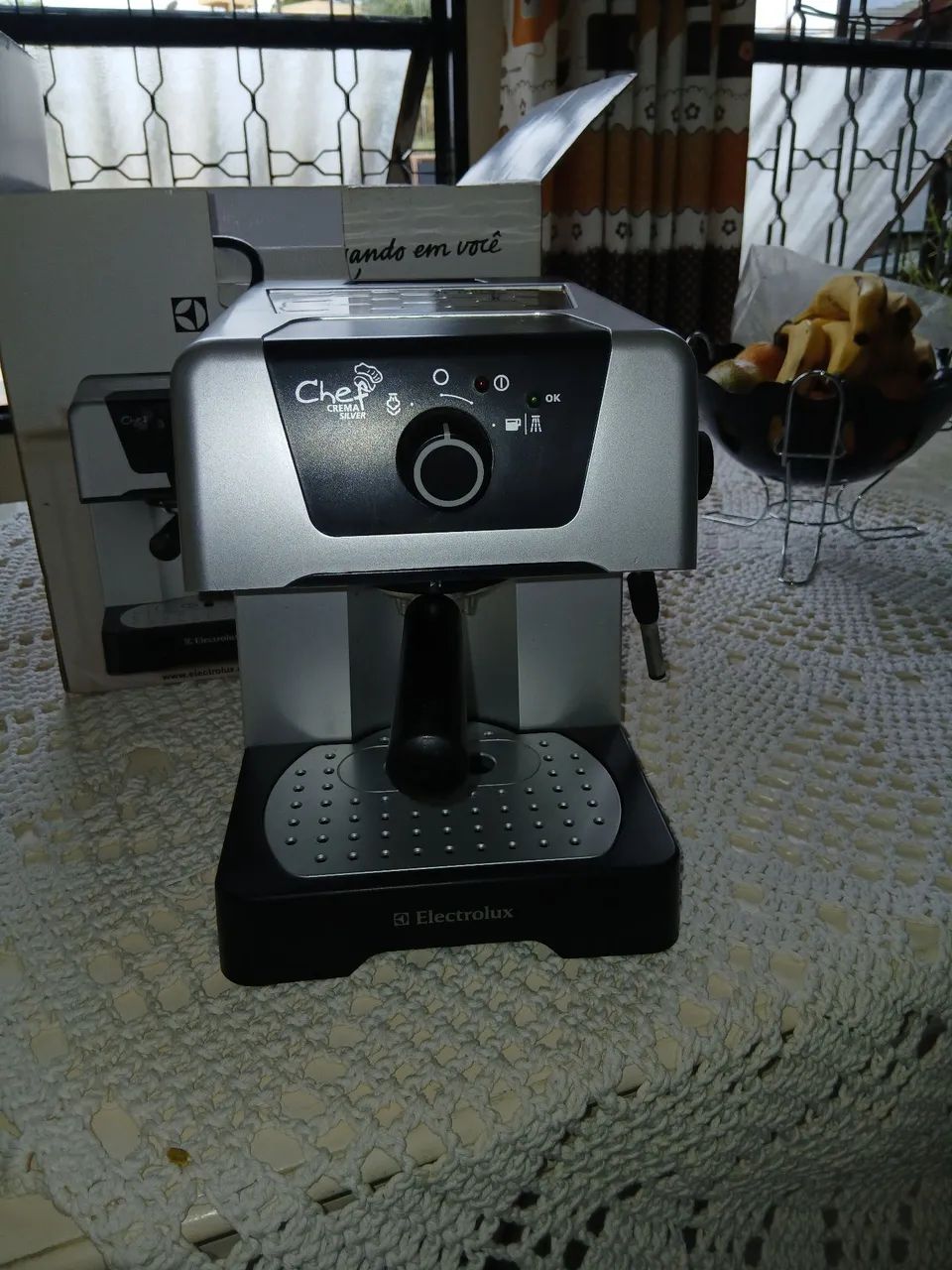 Cafeteira expresso eletrolux 