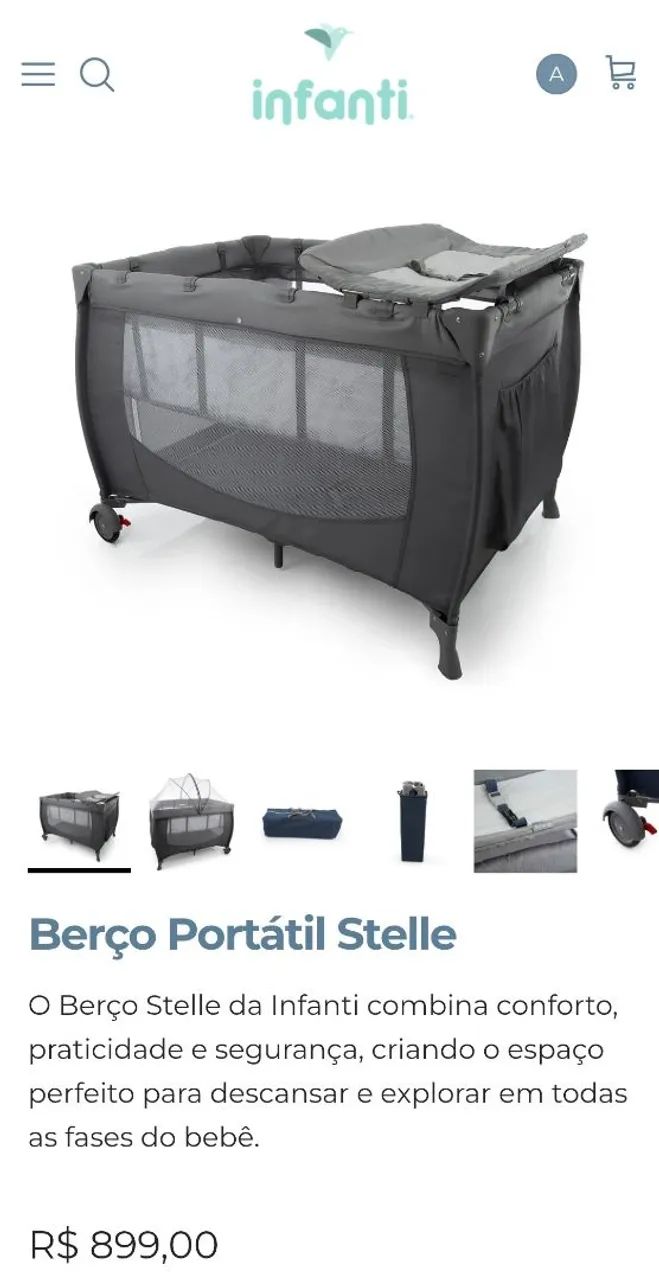 Berço Portátil Infanti 