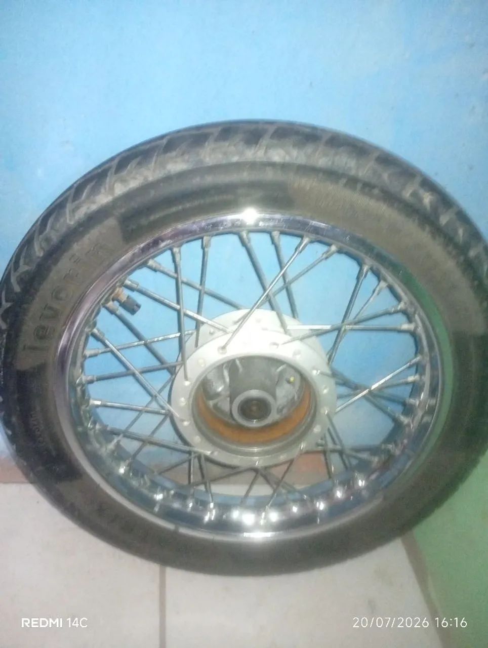 Vendo dois rodados completos de Honda pop 100 - Foto 3