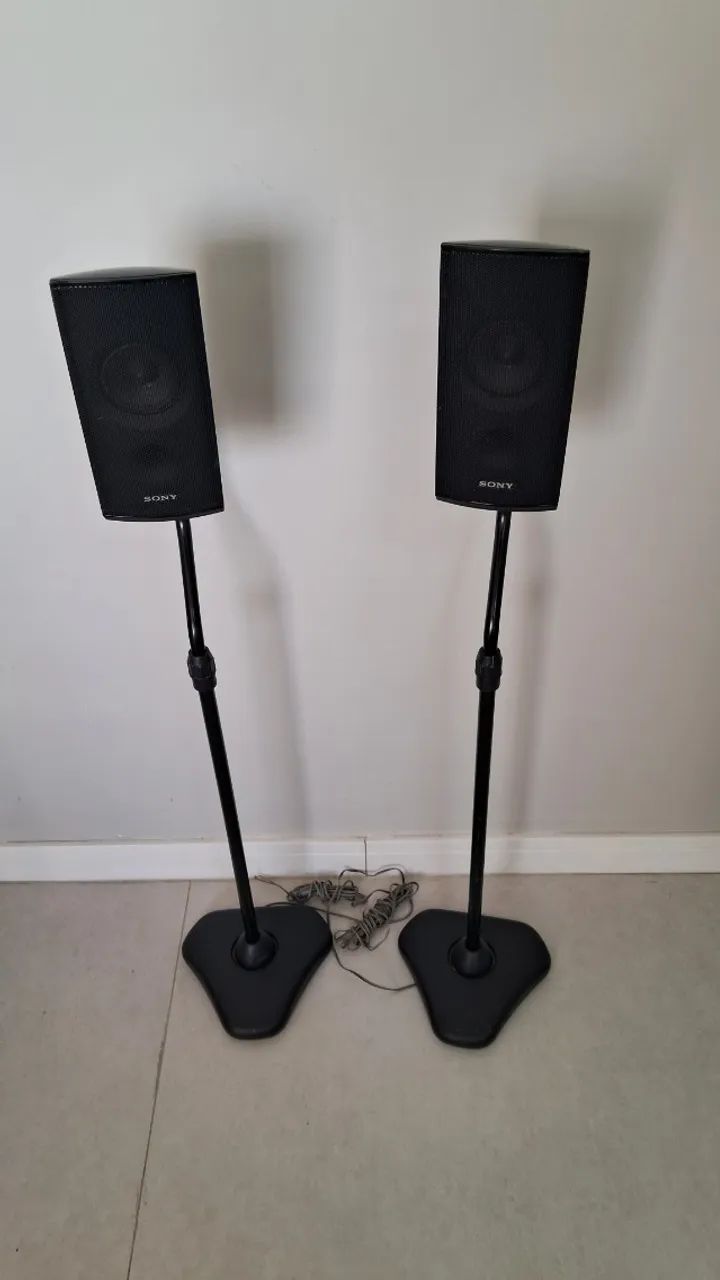 Par de Caixas de som Sony com pedestal - Foto 2