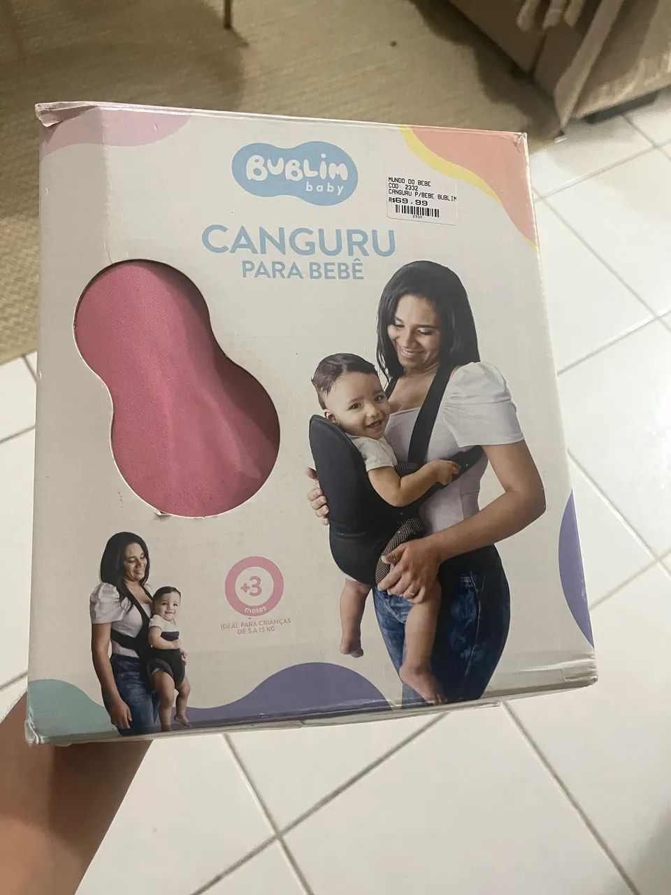 Canguru para bebê 