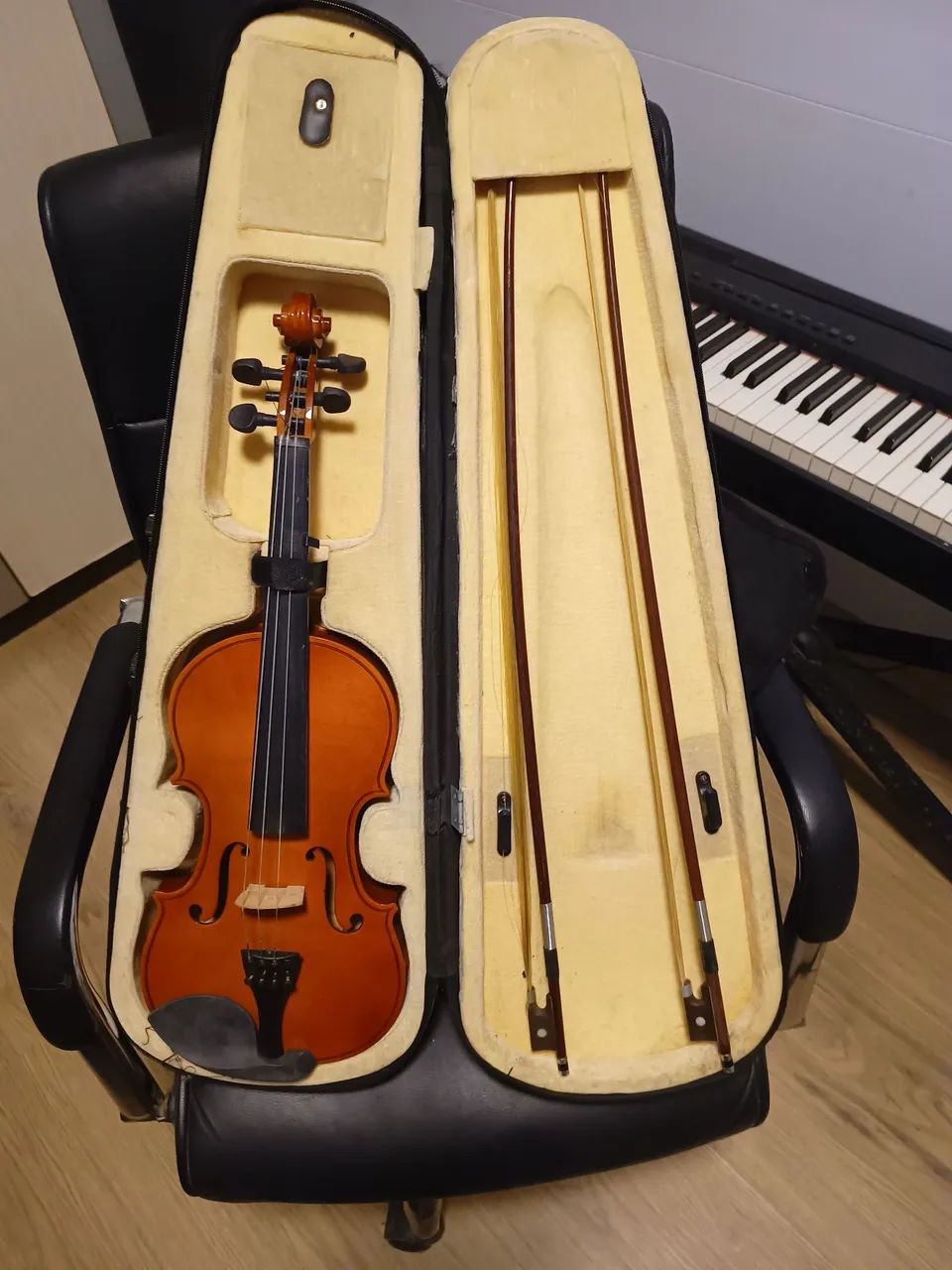 Violino Acústico 4/4 Completo com Estojo e Arco