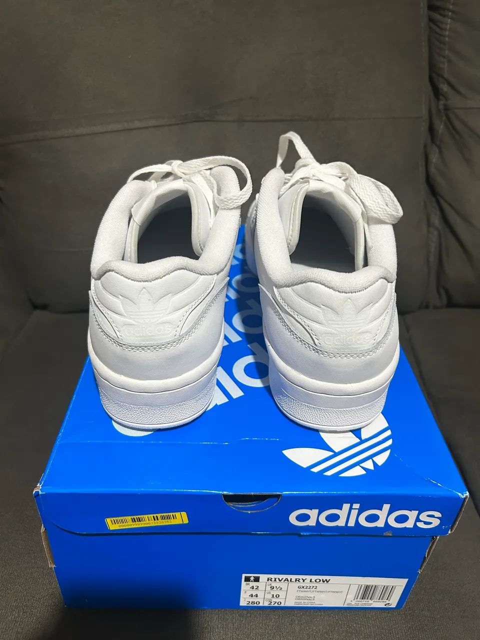 Tênis Adidas Rivalry Low White - Foto 3