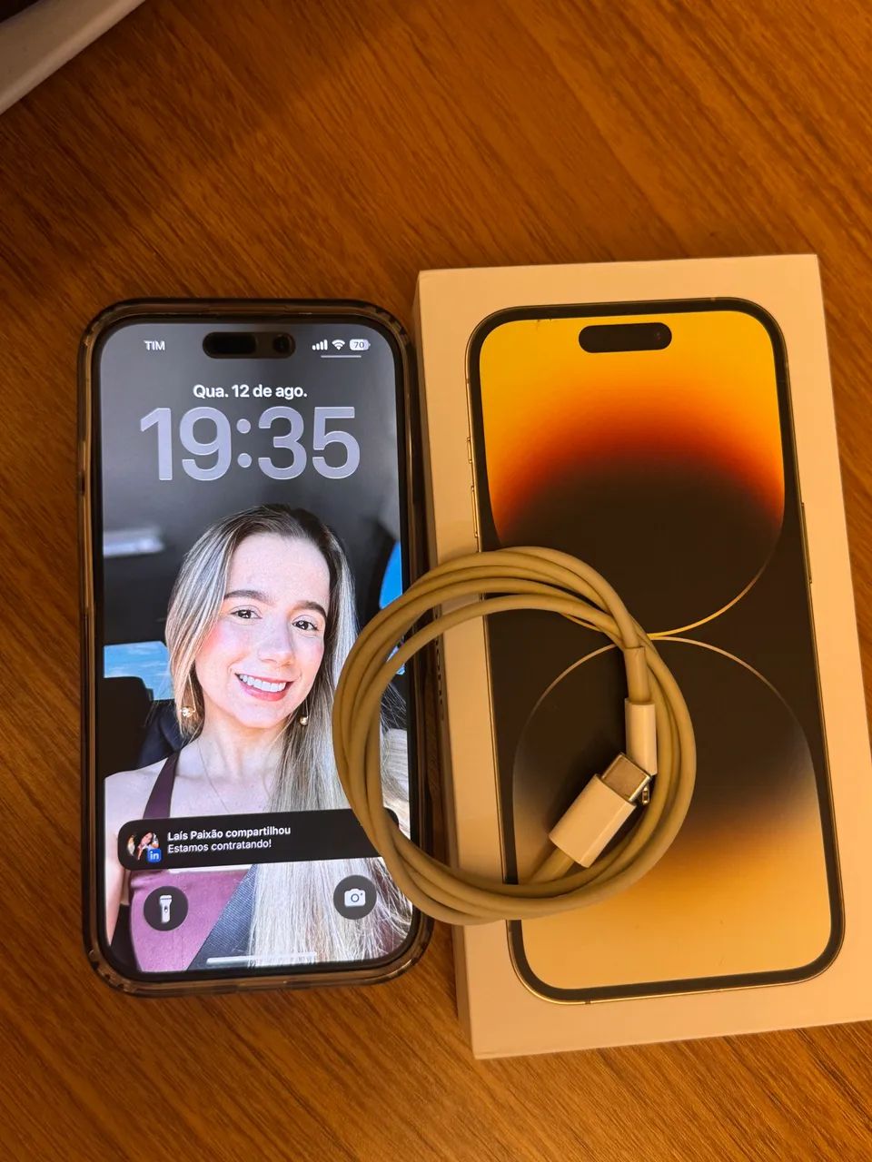 iPhone 14 Pro 128Gb Dourado - Foto 2