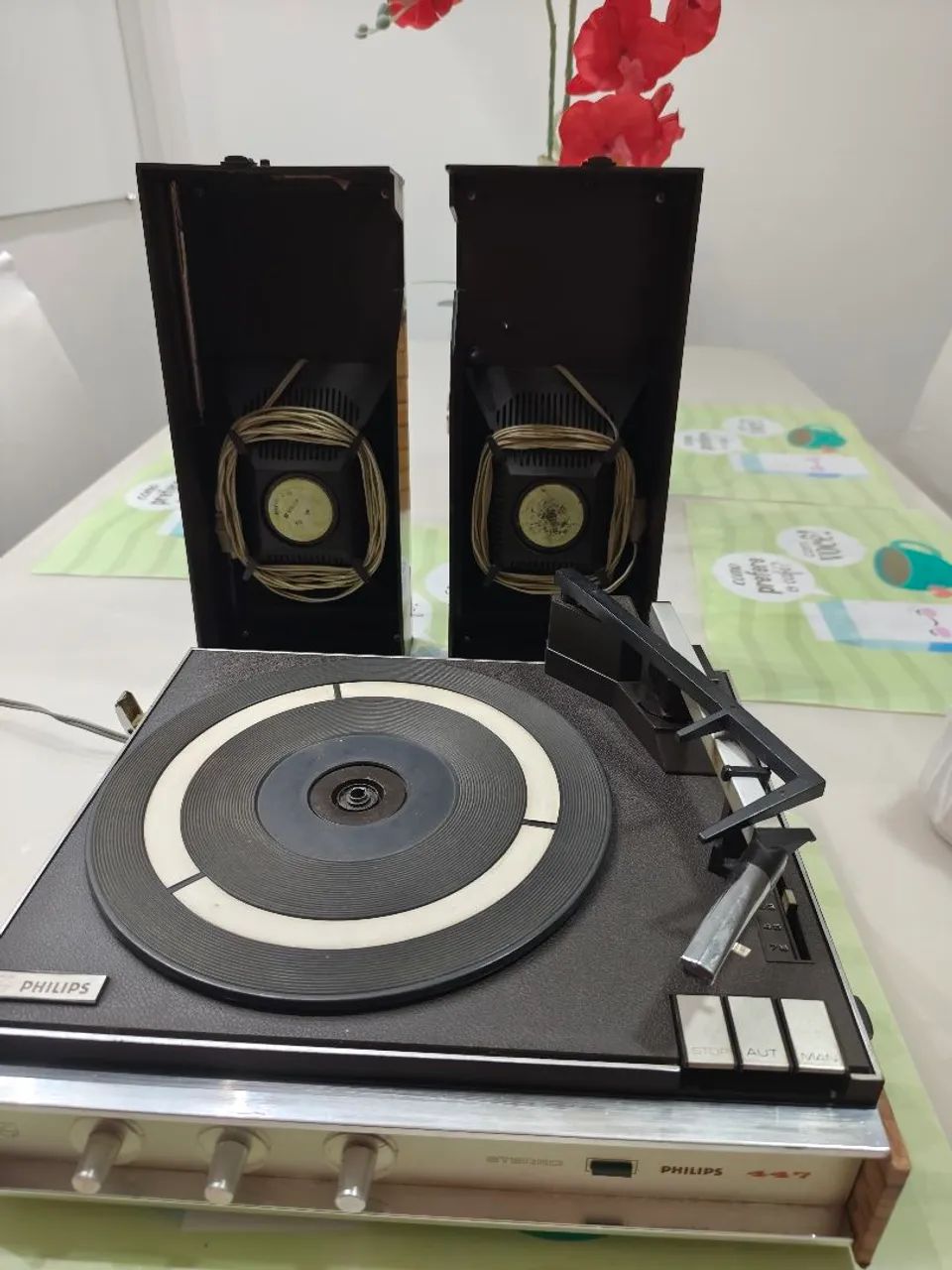 Vitrolinha Philips 447 Stereo Automática  - Foto 4