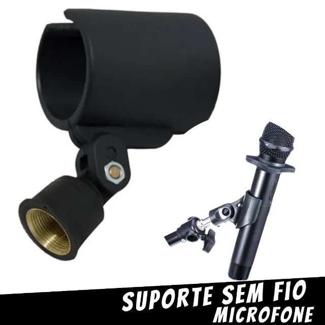 Cachimbo Suporte para Microfone Sem Fio _ MS84 