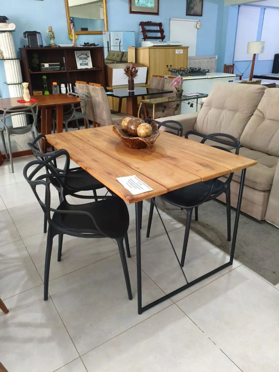 Mesa com 4 cadeiras alegra  - Foto 2