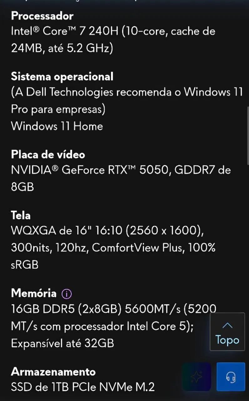 Alienware aurora 16 rtx 5050 - Foto 3