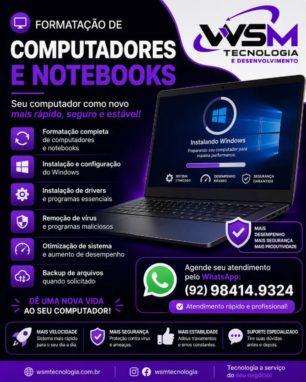 Assistencia Tecnica em Informatica Computadores, Notebooks e Redes Wirelles e Cabeadas - Foto 3