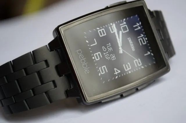 Pulseira PEBBLE Steel em aço inox - Nova na caixa original.