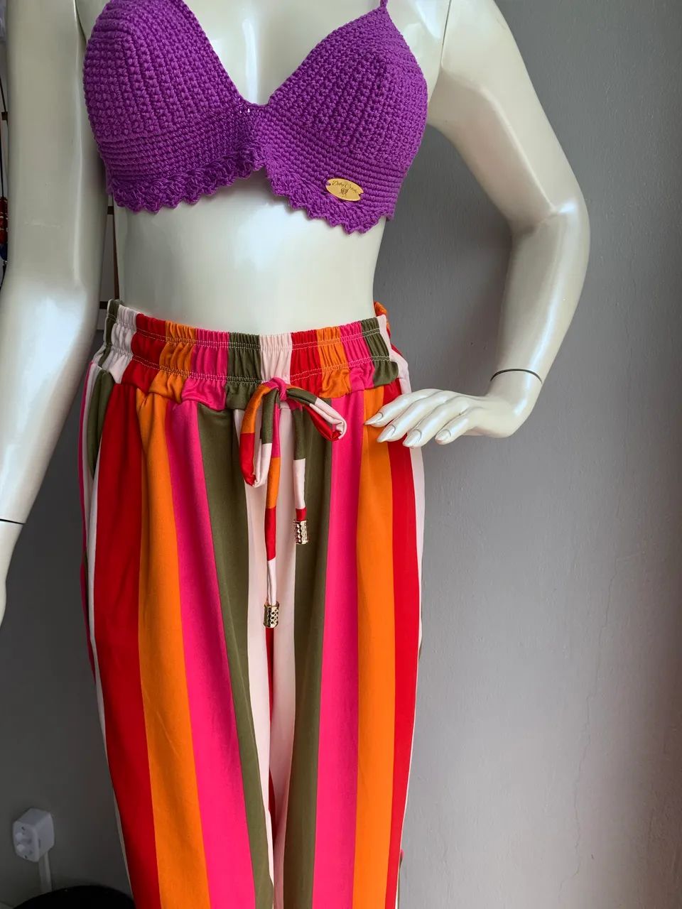 Calça pantalona feminina  - Foto 3
