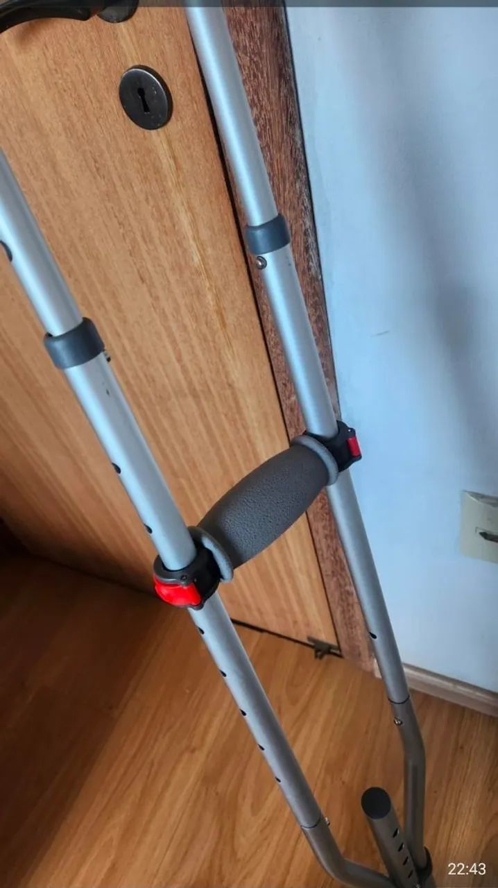 Par de muletas novas - Foto 3