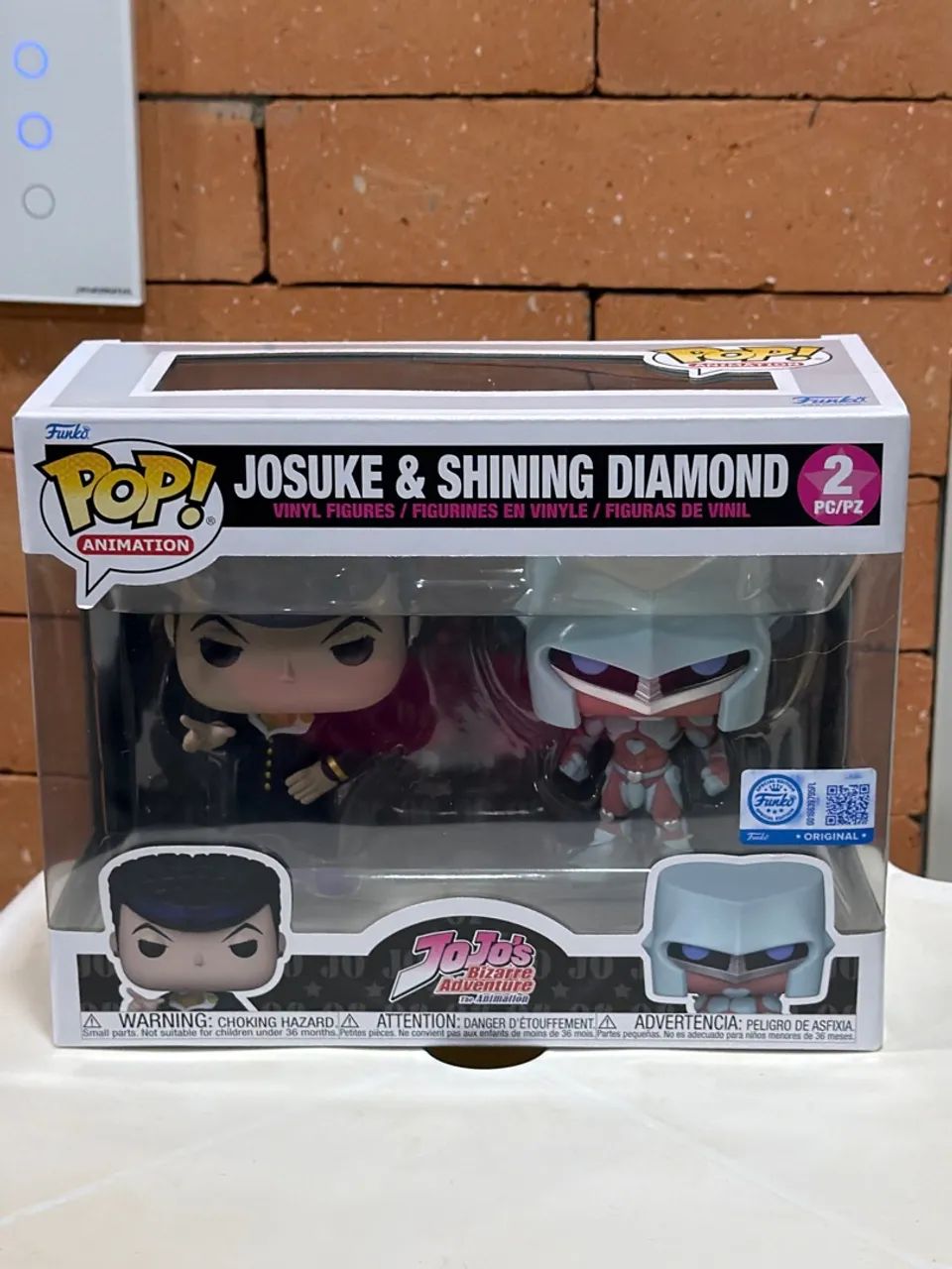 FUNKO POP 2 PACK JOSUKE E SHINING DIAMOND JOJO BIZARRE ADVENTURE