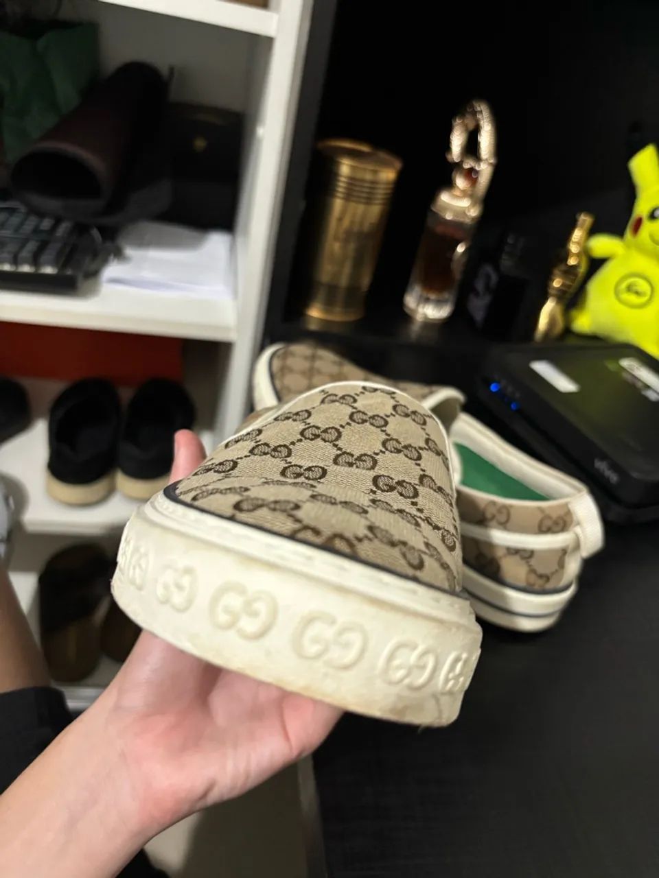 Tênis slip on gucci - Foto 2
