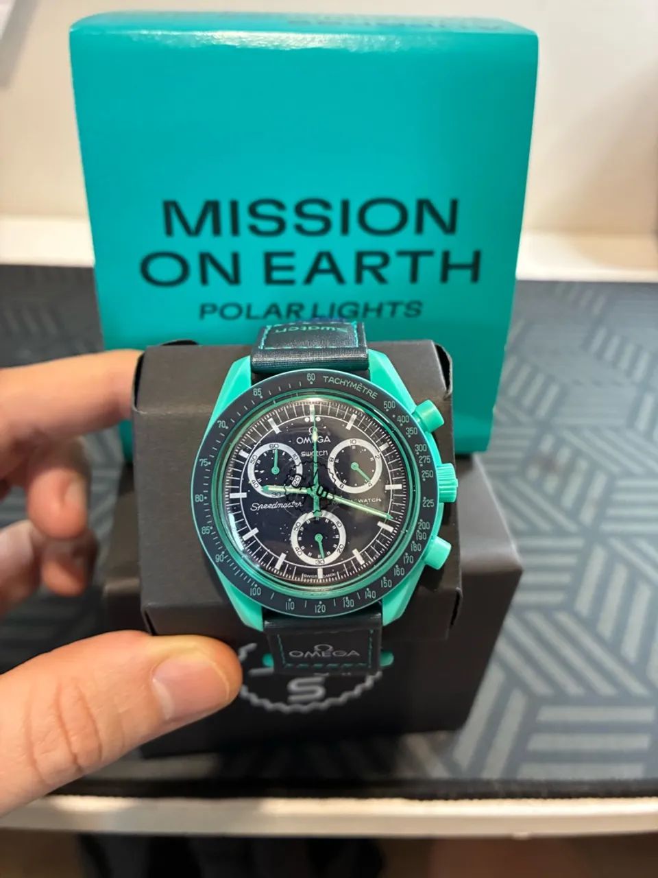 RELÓGIO SWATCH X OMEGA BIOCERAMIC MOONSWATCH - Foto 5