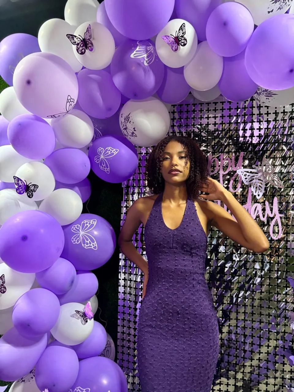 Vestido roxo 