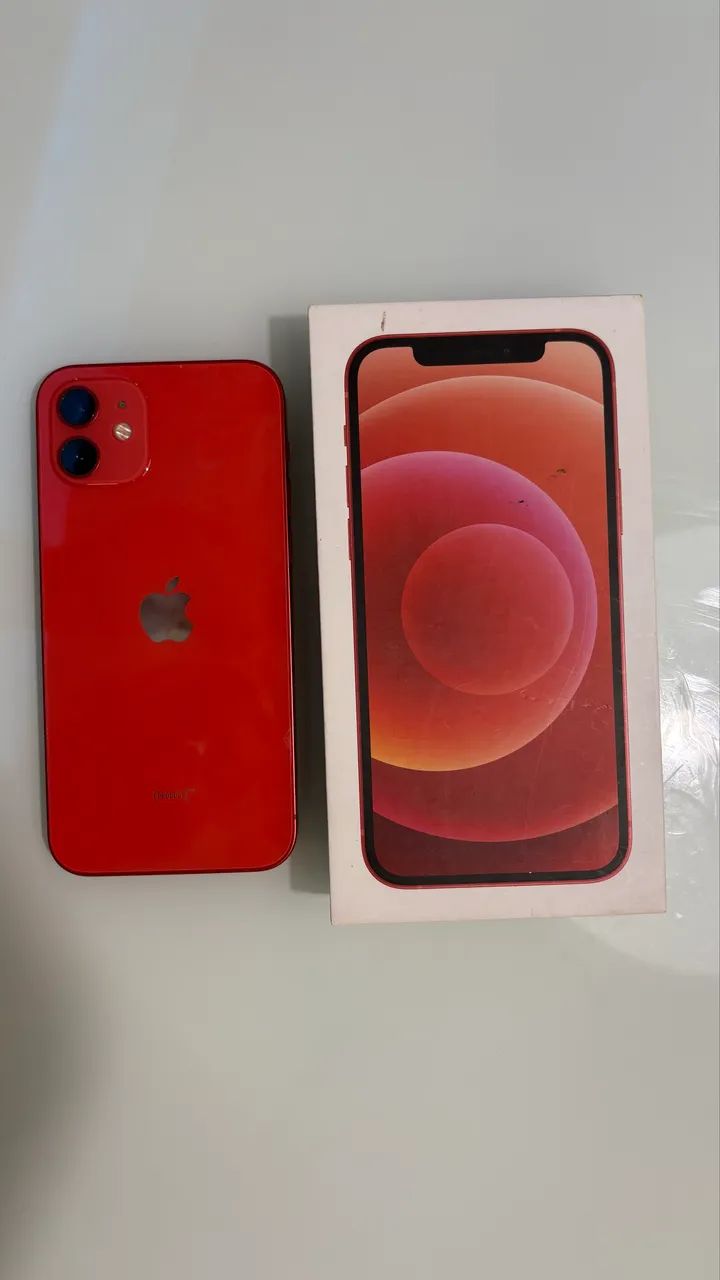 iPhone 12 Red 64 GB única dona - Foto 3