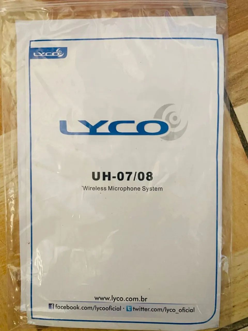 Manual original para vários modelos do microfone lyco sem fio  - Foto 3